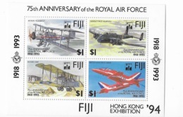 Fidji Bloc Feuillet N° 10** 75° Anniversaire De La Royal Air Force" - Fidji (1970-...)