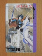 Japon Japan Free Front Bar, Balken Phonecard / 110-10157 / King Of The Rebellion Buraka / One Punch - BD