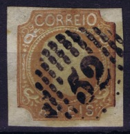 Portugal Mi 9b Used Cancelled 1856  Gelbbraun - Gebraucht