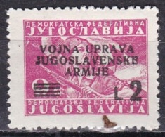 Istria Zona B, 1947 - 2 Lire Su 9d, Soprastampato - Nr.44 MNH** - Mint/hinged