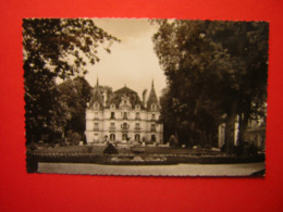 CPSM PHOTO GLACEE CHILLY MAZARIN  LE CHATEAU    VOYAGEE  1955 TIMBRE - Chilly Mazarin