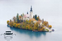 Slowenien Bled Fahrschein Schiff Zur Insel Mit Kirche Der Gottesmutter Auf Dem See - Europe