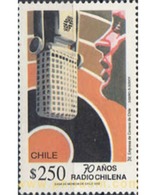 Ref. 303510 * MNH * - CHILE. 1992. 70 AÑOS DE LA RADIO CHILENA - Telecom