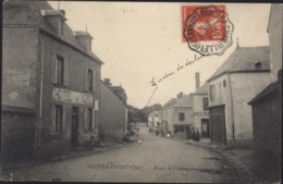 CPA Préveranges Cher Route De Chateaumeillant Hôtel Du Nord CAD 1908 - Préveranges