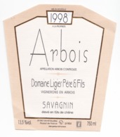 ETIQUETTE "ARBOIS" DOMAINE LIGIER PERE & FILS - Altri & Non Classificati