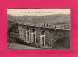22 Côtes D'Armor, Viaduc De Tasse-Montagne Près Saint-Brieuc, Tour De La Vallée, Animée, 1905, (Hamonic) - Saint-Brieuc