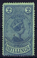 Victoria  SG 225 MH/* Flz/ Charniere 1884 Stamp Statue Serie  2 Shillings Blue/green - Ongebruikt