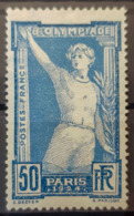Delcampe - FRANCE 1924 - MLH - YT 186 - Olympiade - Gebraucht