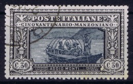 Italy Nr Mi 75 Sa 190 Used Cancelled   Manzoni - Afgestempeld