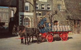 Milwaukee Wis - Pabst Brewing Company Beer Wagon Postcard - Milwaukee