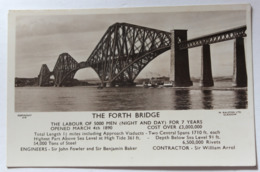 CPA Qualité Photo The Forth Bridge Queensferry Ecosse Pont Du Forth Ralston Series - West Lothian