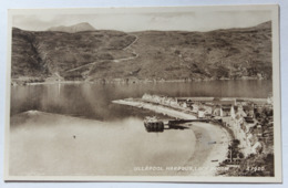 CPA Ullapool Harbour Loch Broom Ecosse Valentine's Sepiatype Postcard - Ross & Cromarty