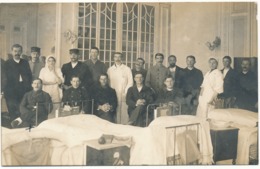 NICE - Carte Photo - Blessés , Hôpital Militaire - Santé, Hôpitaux