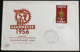 SAARLAND 1956 Mi-Nr. 368  FDC - FDC