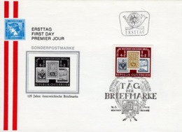 FDC - 125 Jahre österreichische, Tag Der Briefmarke   1973 Ersttag - FDC