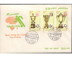 Ref. 381808 * MNH * - EGYPT. 1987. AFICA FOOTBALL CUP . COPAS AFRICANAS DE FUTBOL - Covers & Documents