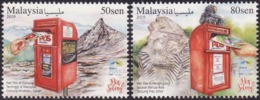 Malaysia 2019-13 World Post Day - Postcrossing MNH UPU Postal Mailbox Mountain - Maleisië (1964-...)