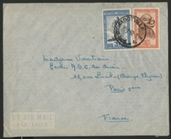 CONGO BELGE "JADOTVILLE E" Obl. Cachet à Date Sur N° 291A + 298. Sur Enveloppe Par Avion Pour La France. - Lettres & Documents