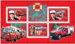 Guinea 2006 MNH - Firemens  Fire Engines - YT 2739-2741, Mi 4257-4259 - Guinea (1958-...)