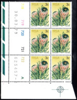 South Africa - 1979 Proteas 3c Control Block Pane A (**) (1979.03.30) - Blokken & Velletjes