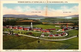 New York Tupper Lake Veterans Hospital Curteich - Adirondack