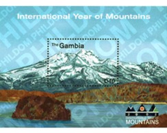 Ref. 99406 * MNH * - GAMBIA. 2002. INTERNATIONAL YEAR OF THE MOUNTAIN . AÑO INTERNACIONAL DE LA MONTAÑA - Gambia (1965-...)