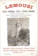 Revue LEMOUZI N°30 D'Avril 1969 Histoire, Archéologie, Lettres Et Traditions Limousines - Limousin