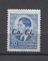 LUBIANA 1941 CO.CI  20 D ** MNH - Lubiana