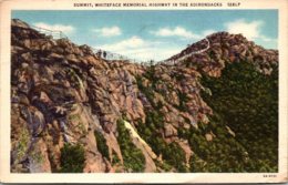 New York Adirondacks Whiteface Memorial Highway Summit 1940 Curteich - Adirondack