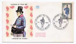 FDC France 1968 - Journée Du Timbre 1968  - YT 1549 - 08 Charleville Mezières - 1960-1969