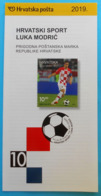LUKA MODRIC - Croatia Post Postage Stamp Prospectus * Football Soccer Fussball Calcio Foot Futbol Futebol Real Madrid CF - 2018 – Rusia