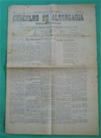 Albergaria-a-Velha - Jornal Concelho De Albergaria Nº 33, 23 De Fevereio De 1918 - Imprensa. Aveiro. - Sonstige & Ohne Zuordnung
