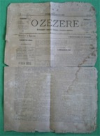 Ferreira Do Zêzere - Jornal O Zezere Nº 1 De Outubro De 1895 - Imprensa. Santarém. - Otros & Sin Clasificación