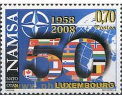 Ref. 218278 * MNH * - LUXEMBOURG. 2008. 50th ANNIVERSARY OF OTAN . 50 ANIVERSARIO DE LA NATO - Nuovi