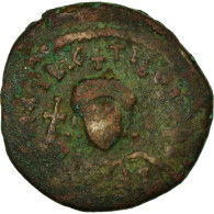 Monnaie, Maurice Tibère, Follis, 585-586, Cyzique, TB, Cuivre, Sear:518 - Byzantinische Münzen