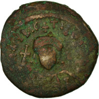 Monnaie, Maurice Tibère, Follis, 585-586, Cyzique, TB, Cuivre, Sear:518 - Byzantines