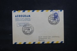 SUÈDE - Enveloppe Par Hélicoptère  En 1951, Voir Cachets  - L 43279 - Storia Postale