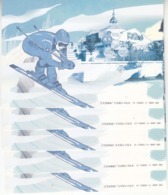 China 2018 PP295 Emble Of BeiJing 2022 Olympic Winter Game Pre-stamped Postal Card Overprint B Five Sets - Invierno 2022 : Pekín