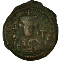 Monnaie, Tibère II Constantin, Follis, 578, Antioche, TB+, Cuivre, Sear:450 - Byzantinische Münzen