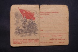 U.R.S.S. - Carte De Correspondance Illustrée ( Propagande Militaire) Non Utilisé - L 43338 - Brieven En Documenten