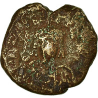 Monnaie, Maurice Tibère, Demi-Follis, 587-588, Constantinople, TB, Cuivre - Byzantines