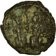 Monnaie, Justin II, Decanummium, 571-572, Antioche, TB+, Cuivre, Sear:383 - Bizantine