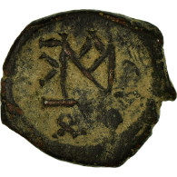Monnaie, Justin II, Pentanummium, 565-578 AD, Nicomédie, TB+, Cuivre, Sear:371 - Bizantinas