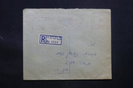 ISRAËL - Affranchissement Mécanique De Tel Aviv Sur Enveloppe En Recommandé En 1952 - L 43395 - Brieven En Documenten