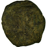 Monnaie, Justin II, Pentanummium, 565-578 AD, Constantinople, B+, Cuivre - Byzantinische Münzen