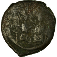 Monnaie, Justin II, Demi-Follis, 565-578 AD, Constantinople, TB, Cuivre - Byzantine