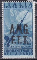 Repubblica Italiana, 1947 - AMG-FTT 25c Radio, Posta Aerea - Nr.A10 MNH** - Poste Aérienne