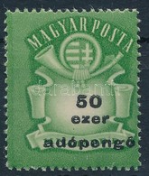 ** 1946 Adópengős 50 Ezer Ap Látványosan Elfogazva + Az értékjelzés Még Jobbra Tolódott, Látványos és érdekes Darab! - Sonstige & Ohne Zuordnung