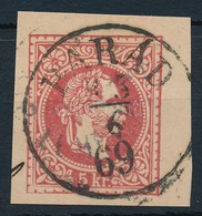 1867 5kr Díjjegyes Kivágás 'PARÁD' (Gudlin 400 Pont) - Other & Unclassified