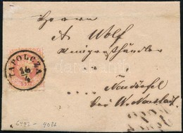 1868 5kr Elfogazott Bélyeg Levélen 'TAPOLCZA' - Other & Unclassified